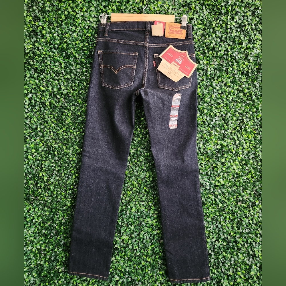Levi's 510 Youth Boys Navy Skinny Jeans Size 26×27